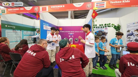 11 đội Việt Nam tranh tài tại vòng chung kết thế giới World Robot Olympiad 2022 - Ảnh 3. 11 đội Việt Nam tranh tài tại vòng chung kết thế giới World Robot Olympiad 2022 - Ảnh 3.