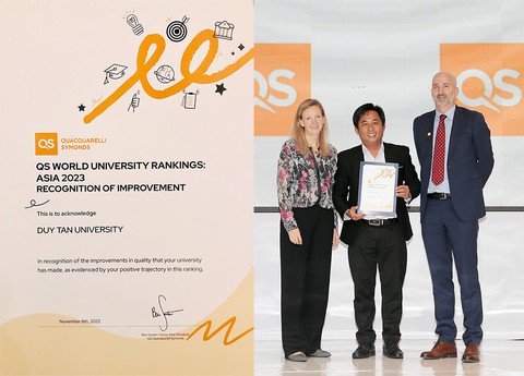 ĐH Duy Tân thăng hạng trên QS Asia University Rankings 2023 - Ảnh 2. ĐH Duy Tân thăng hạng trên QS Asia University Rankings 2023 - Ảnh 2.