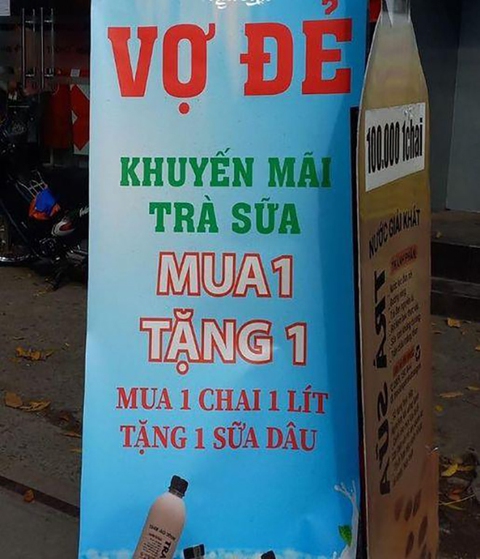 Ảnh vui 24-11: Vợ đẻ nên khuyến mãi trà sữa nha bà con! - Ảnh 1. Ảnh vui 24-11: Vợ đẻ nên khuyến mãi trà sữa nha bà con! - Ảnh 1.