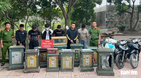 Phá nhóm trộm két sắt liên tỉnh tại các đền, chùa - Ảnh 1. Phá nhóm trộm két sắt liên tỉnh tại các đền, chùa - Ảnh 1.