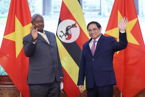 Lãnh đạo Đảng và Chính phủ tiếp Tổng thống Uganda Museveni - Ảnh 2. Lãnh đạo Đảng và Chính phủ tiếp Tổng thống Uganda Museveni - Ảnh 2.
