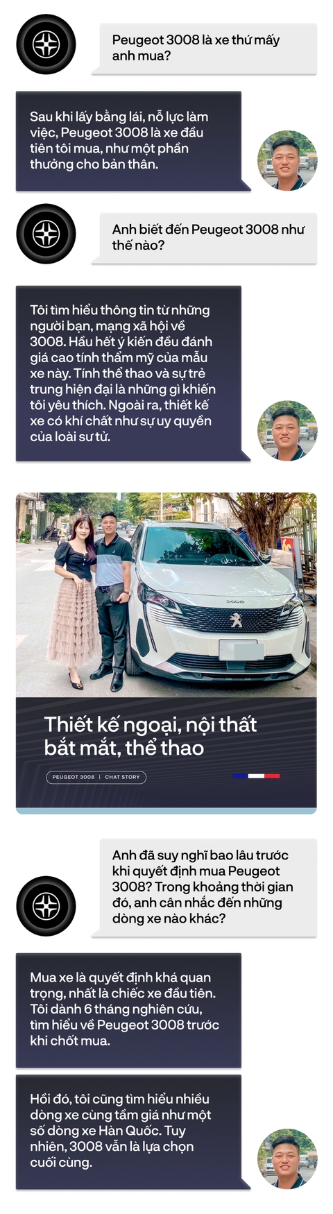 Chủ xe Peugeot 3008: ‘Thích phong cách thiết kế, lái xe thường phải mở chế độ Sport - Ảnh 1. Chủ xe Peugeot 3008: ‘Thích phong cách thiết kế, lái xe thường phải mở chế độ Sport - Ảnh 1.