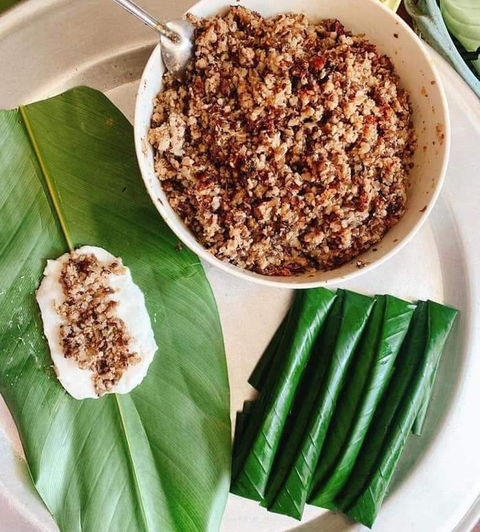 Bánh răng bừa gói lá dong - Ảnh 1. Bánh răng bừa gói lá dong - Ảnh 1.