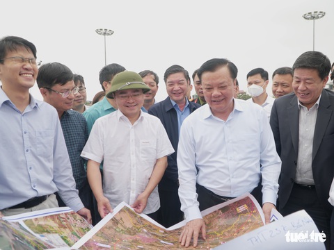 Bí thư Hà Nội: Xây dựng vành đai 4 phải cùng nhau làm, cùng nhau chịu trách nhiệm - Ảnh 1. Bí thư Hà Nội: Xây dựng vành đai 4 phải cùng nhau làm, cùng nhau chịu trách nhiệm - Ảnh 1.
