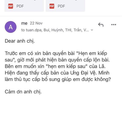 Phương Mỹ Chi gặp sự cố mua nhầm tác quyền bài hát - Ảnh 4. Phương Mỹ Chi gặp sự cố mua nhầm tác quyền bài hát - Ảnh 4.