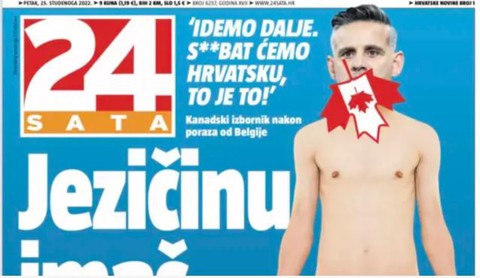 Truyền thông Croatia nổi bão vì phát biểu của huấn luyện viên tuyển Canada - Ảnh 1. Truyền thông Croatia nổi bão vì phát biểu của huấn luyện viên tuyển Canada - Ảnh 1.