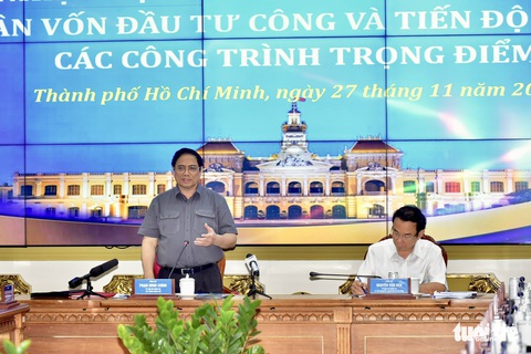 Thủ tướng: Gỡ vướng về đầu tư công cho TP.HCM, chúng ta cùng làm - Ảnh 1. Thủ tướng: Gỡ vướng về đầu tư công cho TP.HCM, chúng ta cùng làm - Ảnh 1.