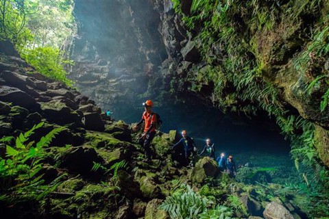 Phát hiện thêm một số nhánh mới của hang động núi lửa Krông Nô - Ảnh 2. Phát hiện thêm một số nhánh mới của hang động núi lửa Krông Nô - Ảnh 2.