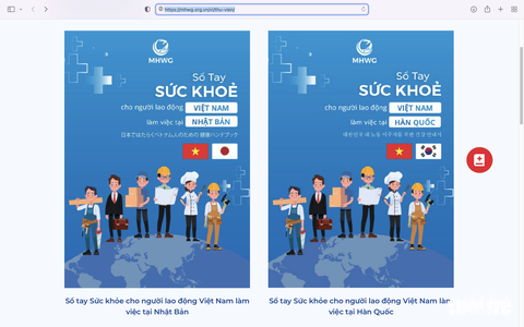Lần đầu tiên có sổ tay sức khỏe cho lao động đi Hàn Quốc, Nhật Bản - Ảnh 2. Lần đầu tiên có sổ tay sức khỏe cho lao động đi Hàn Quốc, Nhật Bản - Ảnh 2.