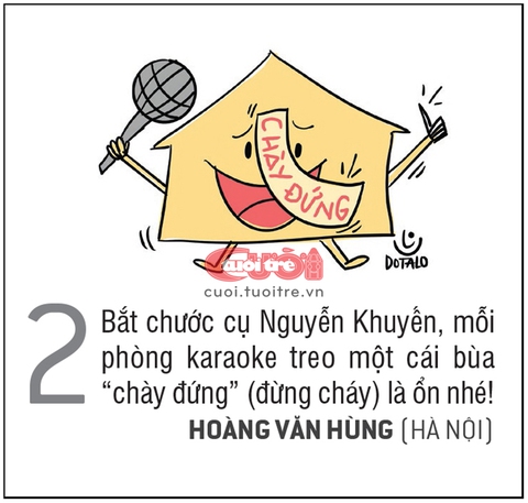 10 hiến kế vui để bảo đảm an toàn PCCC cho quán karaoke - Ảnh 2. 10 hiến kế vui để bảo đảm an toàn PCCC cho quán karaoke - Ảnh 2.