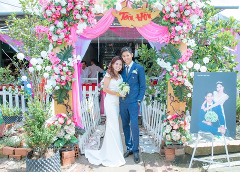 Đám cưới không tốn tiền sắm đồ cưới của cô giáo trẻ - Ảnh 1. Đám cưới không tốn tiền sắm đồ cưới của cô giáo trẻ - Ảnh 1.