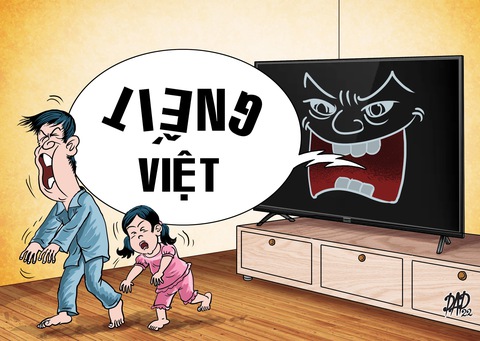 Truyền hình dễ dãi, tiếng Việt sai khác - Ảnh 1. Truyền hình dễ dãi, tiếng Việt sai khác - Ảnh 1.