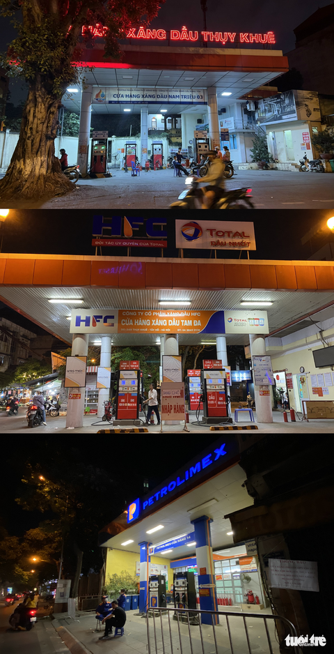 Đổ xăng khuya ở Hà Nội: Giận tím tái khi chờ 30 phút đến lượt thì hết xăng - Ảnh 2. Đổ xăng khuya ở Hà Nội: Giận tím tái khi chờ 30 phút đến lượt thì hết xăng - Ảnh 2.