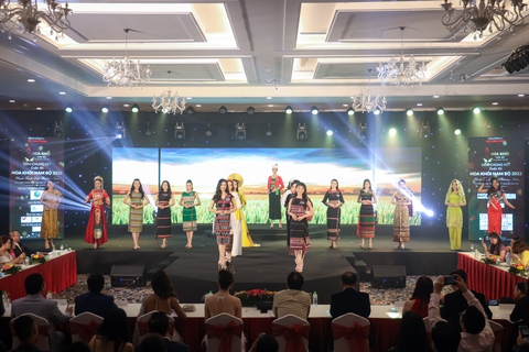 Chung kết Hoa khôi Nam Bộ 2022: Nhiều sạn, livestream có lúc bị tắt tiếng do bản quyền - Ảnh 1. Chung kết Hoa khôi Nam Bộ 2022: Nhiều sạn, livestream có lúc bị tắt tiếng do bản quyền - Ảnh 1.