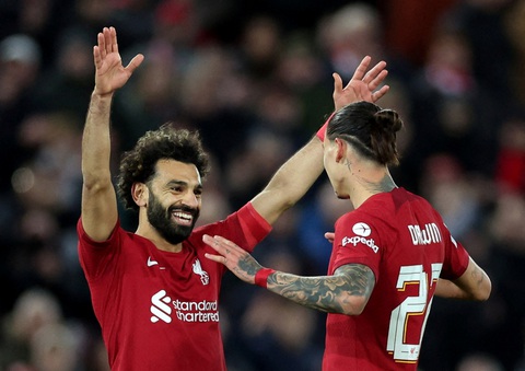 Mohamed Salah lập cú đúp, Liverpool hạ Tottenham - Ảnh 1. Mohamed Salah lập cú đúp, Liverpool hạ Tottenham - Ảnh 1.