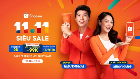 Shopee khởi động ‘11.11 Siêu Sale’, gia tăng chuỗi ưu đãi thiết thực - Ảnh 3. Shopee khởi động ‘11.11 Siêu Sale’, gia tăng chuỗi ưu đãi thiết thực - Ảnh 3.