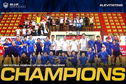 Sahako vô địch Giải futsal quốc gia 2022 - Ảnh 1. Sahako vô địch Giải futsal quốc gia 2022 - Ảnh 1.