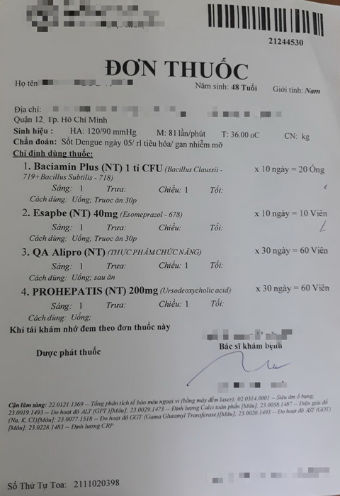 Đi khám sốt xuất huyết, được kê đơn... thực phẩm chức năng - Ảnh 1. Đi khám sốt xuất huyết, được kê đơn... thực phẩm chức năng - Ảnh 1.