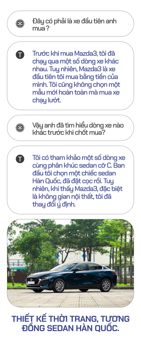 Chủ xe Mazda3: ‘Mua vì nội thất đẹp dù đã đặt cọc một chiếc khác’ - Ảnh 1. Chủ xe Mazda3: ‘Mua vì nội thất đẹp dù đã đặt cọc một chiếc khác’ - Ảnh 1.