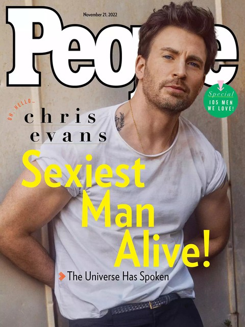 Chris Evans ngại ngùng khi được phong Người đàn ông quyến rũ nhất năm - Ảnh 4. Chris Evans ngại ngùng khi được phong Người đàn ông quyến rũ nhất năm - Ảnh 4.