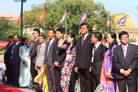 Lễ đón chính thức Thủ tướng Phạm Minh Chính sau lễ dâng hoa tưởng niệm - Ảnh 5. Lễ đón chính thức Thủ tướng Phạm Minh Chính sau lễ dâng hoa tưởng niệm - Ảnh 5.