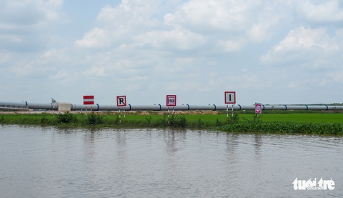 Siêu dự án thủy lợi ở Tây Ninh, đường ống khổng lồ đưa nước vượt sông - Ảnh 4. Siêu dự án thủy lợi ở Tây Ninh, đường ống khổng lồ đưa nước vượt sông - Ảnh 4.