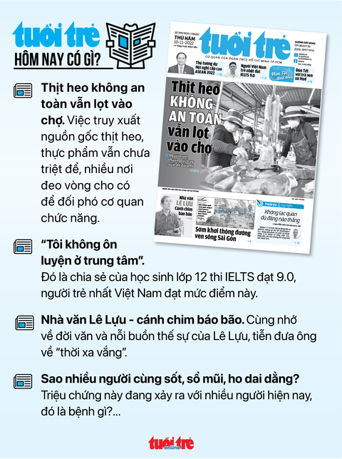 Tin sáng 10-11: Bỏ chứng chỉ ngoại ngữ, tin học với công chức ngân hàng; TP.HCM kiểm soát ô nhiễm - Ảnh 10. Tin sáng 10-11: Bỏ chứng chỉ ngoại ngữ, tin học với công chức ngân hàng; TP.HCM kiểm soát ô nhiễm - Ảnh 10.