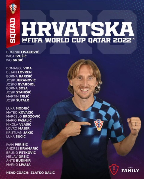 Croatia mang theo Modric và 7 công thần đến World Cup 2022 - Ảnh 1. Croatia mang theo Modric và 7 công thần đến World Cup 2022 - Ảnh 1.