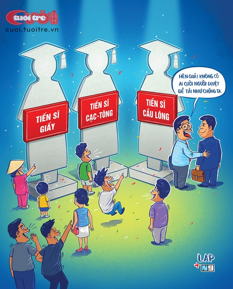 Tiến sĩ cầu lông không đạt: Cầm cân nảy mực hóa ra trò đùa! - Ảnh 1. Tiến sĩ cầu lông không đạt: Cầm cân nảy mực hóa ra trò đùa! - Ảnh 1.