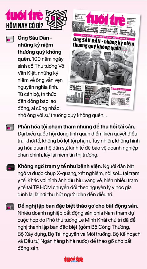 Tin sáng 9-11: Cảnh báo triều cường ven biển Nam Bộ; Mua bán nhà, căn hộ giảm mạnh - Ảnh 4. Tin sáng 9-11: Cảnh báo triều cường ven biển Nam Bộ; Mua bán nhà, căn hộ giảm mạnh - Ảnh 4.