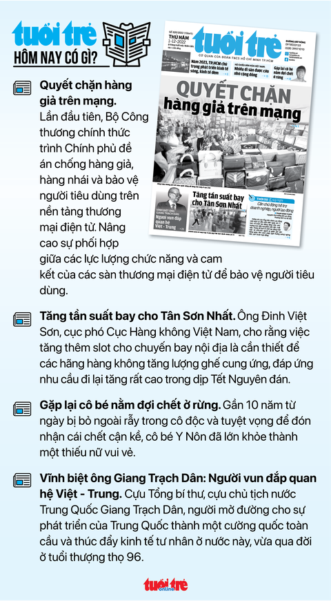 Tin tức sáng 1-12: Giá xăng có thể giảm vào chiều 1-12; Vẫn còn người chết do COVID-19 - Ảnh 6. Tin tức sáng 1-12: Giá xăng có thể giảm vào chiều 1-12; Vẫn còn người chết do COVID-19 - Ảnh 6.