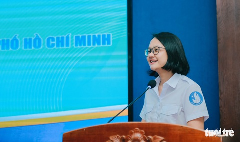 Chị Trần Thu Hà làm chủ tịch Hội Sinh viên Việt Nam TP.HCM - Ảnh 2. Chị Trần Thu Hà làm chủ tịch Hội Sinh viên Việt Nam TP.HCM - Ảnh 2.