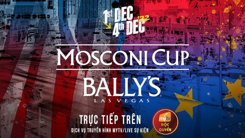 Giải Bi-a Pool Mosconi Cup 2022 trực tiếp và độc quyền trên Truyền hình MyTV - Ảnh 1. Giải Bi-a Pool Mosconi Cup 2022 trực tiếp và độc quyền trên Truyền hình MyTV - Ảnh 1.