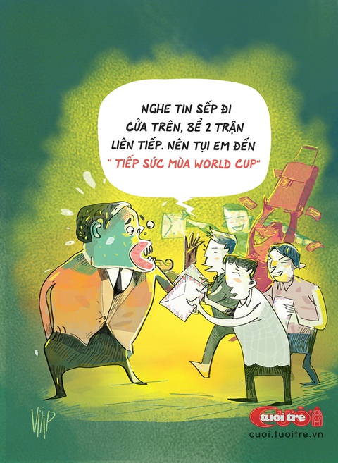 Sếp đặt cửa trên được nhân viên tiếp sức - Ảnh 1. Sếp đặt cửa trên được nhân viên tiếp sức - Ảnh 1.
