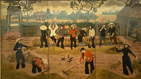 Ngắm những làng quê xinh đẹp đã mất trong tranh của họa sĩ khóa kháng chiến Ngô Minh Cầu - Ảnh 2. Ngắm những làng quê xinh đẹp đã mất trong tranh của họa sĩ khóa kháng chiến Ngô Minh Cầu - Ảnh 2.