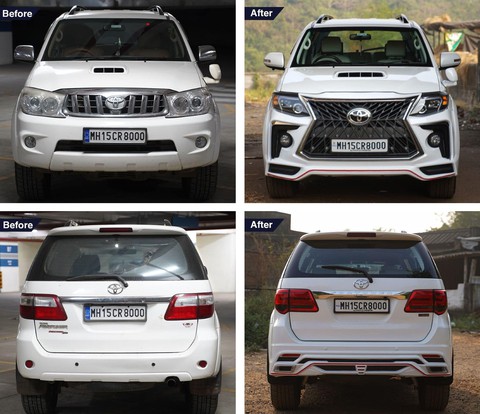 Hãng độ hô biến Toyota Fortuner cũ sang phong cách Lexus nhưng trông hơi... sai sai - Ảnh 1. Hãng độ hô biến Toyota Fortuner cũ sang phong cách Lexus nhưng trông hơi... sai sai - Ảnh 1.