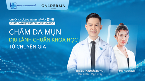 Chương trình tư vấn: Chăm da mụn dịu lành chuẩn khoa học từ chuyên gia - Ảnh 1. Chương trình tư vấn: Chăm da mụn dịu lành chuẩn khoa học từ chuyên gia - Ảnh 1.