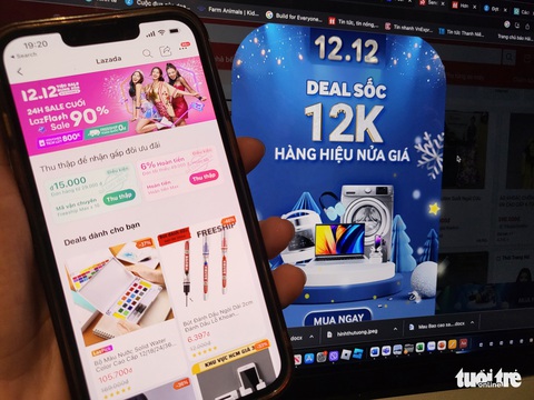 Săn sale 12-12: truy cập và nhu cầu tăng hàng chục lần so với ngày thường - Ảnh 1. Săn sale 12-12: truy cập và nhu cầu tăng hàng chục lần so với ngày thường - Ảnh 1.