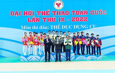 Thể dục dụng cụ TP.HCM nhất toàn đoàn tại Đại hội thể thao toàn quốc 2022 - Ảnh 1. Thể dục dụng cụ TP.HCM nhất toàn đoàn tại Đại hội thể thao toàn quốc 2022 - Ảnh 1.