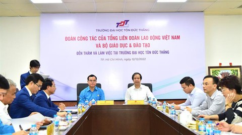 Bộ trưởng Nguyễn Kim Sơn nói gì khi Trường đại học Tôn Đức Thắng muốn thành ĐH nghiên cứu? - Ảnh 1. Bộ trưởng Nguyễn Kim Sơn nói gì khi Trường đại học Tôn Đức Thắng muốn thành ĐH nghiên cứu? - Ảnh 1.
