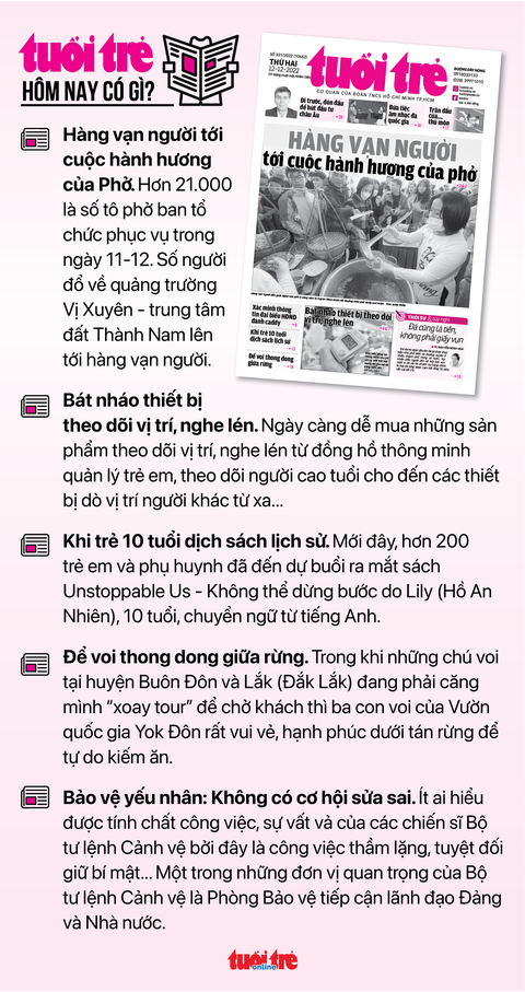 Tin tức sáng 12-12: Tiếng ồn và bụi mịn tại TP.HCM lại vượt chuẩn; Giá heo xuống thấp nhất năm - Ảnh 6. Tin tức sáng 12-12: Tiếng ồn và bụi mịn tại TP.HCM lại vượt chuẩn; Giá heo xuống thấp nhất năm - Ảnh 6.