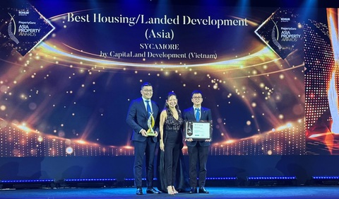 CapitaLand Development đoạt giải thưởng bất động sản quan trọng - Ảnh 1. CapitaLand Development đoạt giải thưởng bất động sản quan trọng - Ảnh 1.