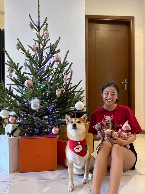 Ảnh vui sao Việt 13-12: Hòa Minzy làm ‘lực sĩ’ của con trai - Ảnh 2. Ảnh vui sao Việt 13-12: Hòa Minzy làm ‘lực sĩ’ của con trai - Ảnh 2.