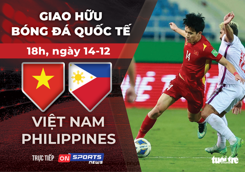 Lịch thi đấu giao hữu giữa tuyển Việt Nam và Philippines - Ảnh 1. Lịch thi đấu giao hữu giữa tuyển Việt Nam và Philippines - Ảnh 1.