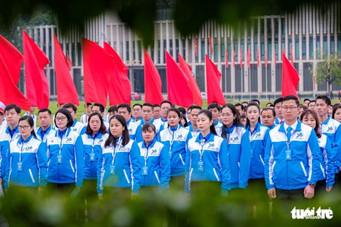 Khai mạc Đại hội Đoàn toàn quốc lần thứ XII: Khát vọng vươn lên của thanh niên Việt Nam - Ảnh 1. Khai mạc Đại hội Đoàn toàn quốc lần thứ XII: Khát vọng vươn lên của thanh niên Việt Nam - Ảnh 1.