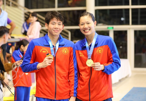 Kình ngư Nguyễn Huy Hoàng phá kỷ lục đại hội, Ánh Viên tiếp tục giành huy chương vàng - Ảnh 2. Kình ngư Nguyễn Huy Hoàng phá kỷ lục đại hội, Ánh Viên tiếp tục giành huy chương vàng - Ảnh 2.