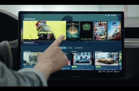 Tesla đưa nền tảng game lớn nhất thế giới Steam vào xe điện - Ảnh 1. Tesla đưa nền tảng game lớn nhất thế giới Steam vào xe điện - Ảnh 1.
