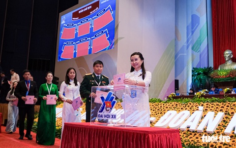 Đại hội Đoàn toàn quốc lần thứ XII bầu 144 thành viên vào Ban Chấp hành Trung ương Đoàn - Ảnh 1. Đại hội Đoàn toàn quốc lần thứ XII bầu 144 thành viên vào Ban Chấp hành Trung ương Đoàn - Ảnh 1.