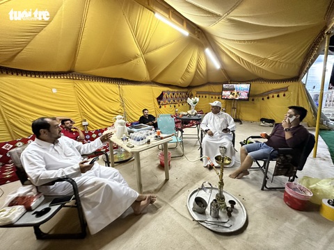 Thư Qatar: Khi giới siêu giàu xem Messi đá chung kết - Ảnh 1. Thư Qatar: Khi giới siêu giàu xem Messi đá chung kết - Ảnh 1.