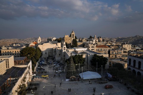 Bethlehem, nơi Chúa giáng sinh, mở cửa đón du khách trở lại dịp Noel - Ảnh 3. Bethlehem, nơi Chúa giáng sinh, mở cửa đón du khách trở lại dịp Noel - Ảnh 3.